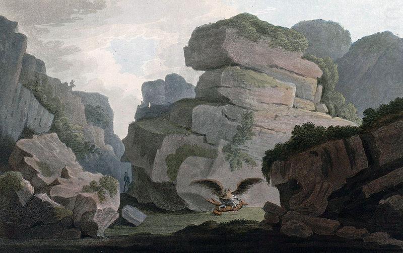 John William Edy Heliesund, a Pass between the Rocks china oil painting image